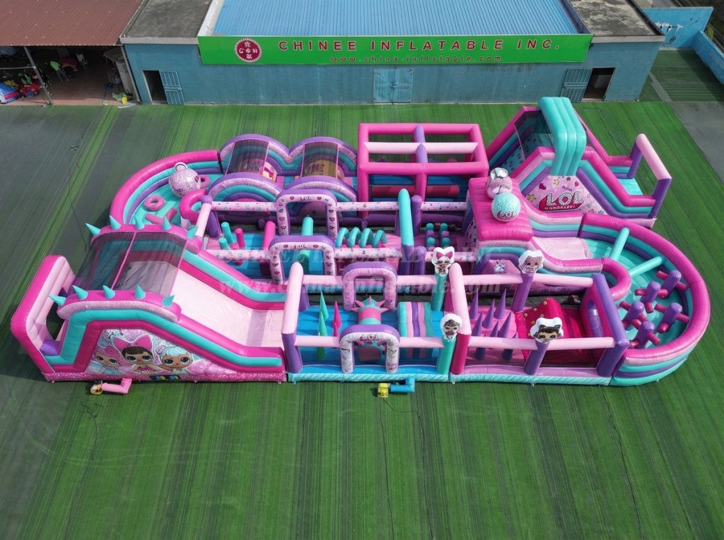 CR2-350 L.O.L. Surprise Theme Challenging Run Giant Inflatable Obstacle Courses