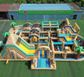 CR2-379 Egypt Theme Challenging Run Giant Inflatable Obstacle Courses