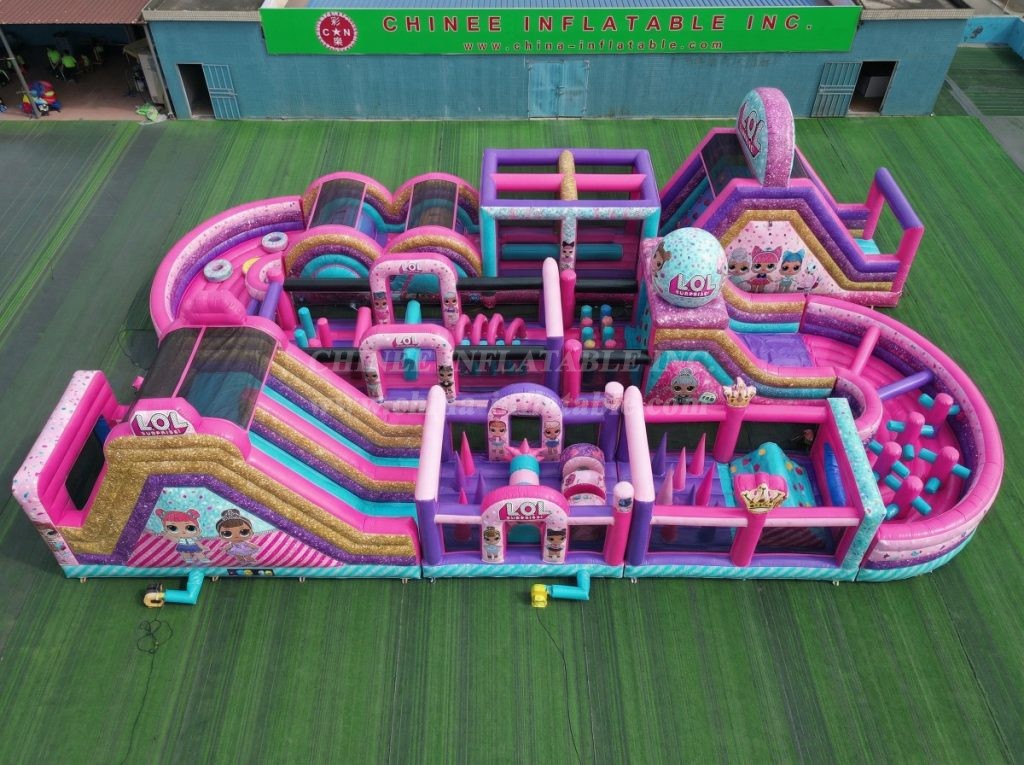 CR2-400 L.O.L. Surprise Theme Challenging Run Giant Inflatable Obstacle Courses
