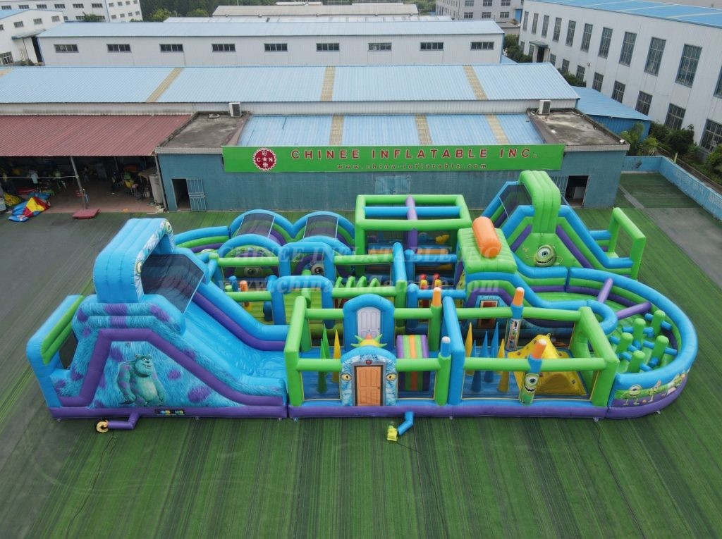 CR2-412 Monsters, Inc. Theme Challenging Run Giant Inflatable Obstacle Courses