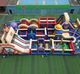 CR2-419 One Piece Theme Challenging Run Giant Inflatable Obstacle Courses