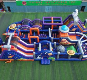 CR2-437 Space Theme Challenging Run Giant Inflatable Obstacle Courses