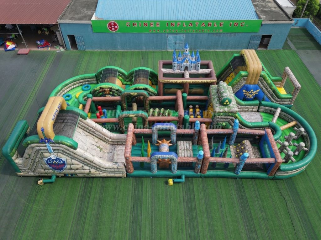 CR2-450 The Legend of Zelda Theme Challenging Run Giant Inflatable Obstacle Courses