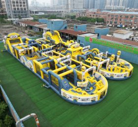 CR2-75 Minions Theme Challenging Run Giant Inflatable Obstacle Courses