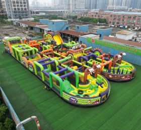CR2-82 Monster Theme Challenging Run Giant Inflatable Obstacle Courses
