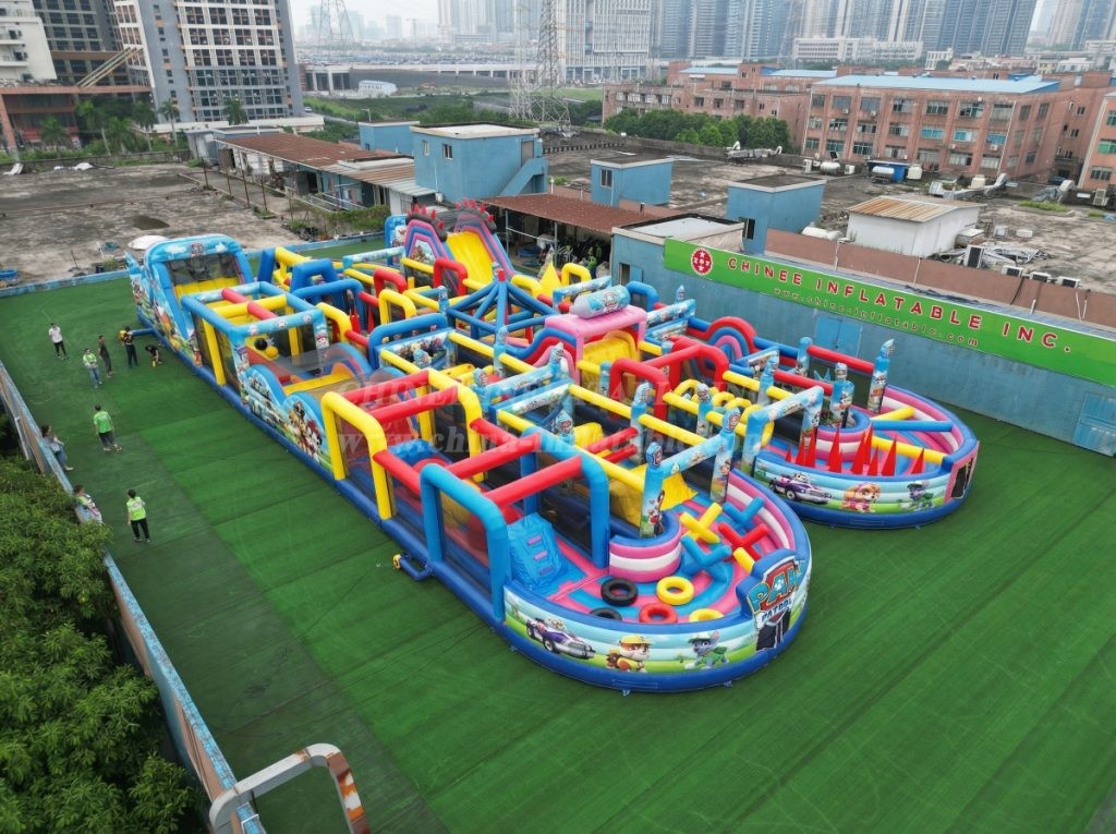 CR2-94 Paw Patrol Theme Challenging Run Giant Inflatable Obstacle Courses
