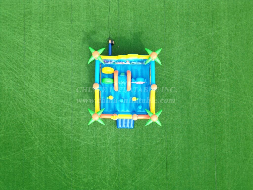 T2-8118 Tropical Ocean Inflatable Bounce House