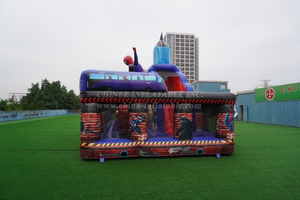 T6-919B Marvel Spider-Man Themed Inflatable Playground