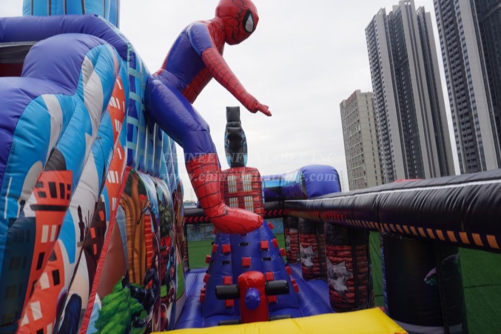 T6-919B Marvel Spider-Man Themed Inflatable Playground