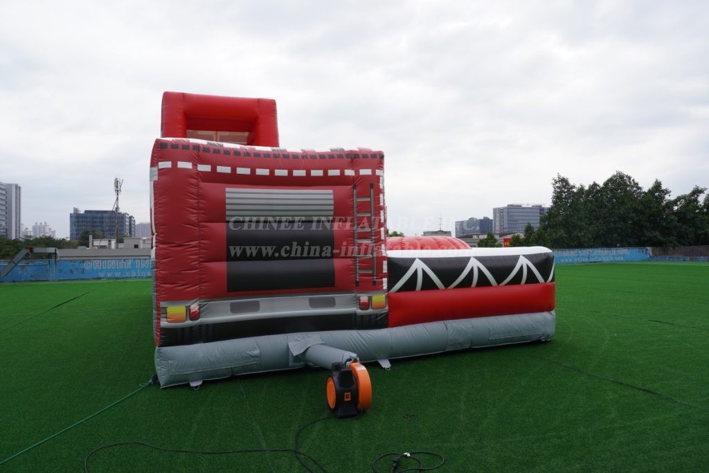 T2-8120 Fire Truck Inflatable Playground