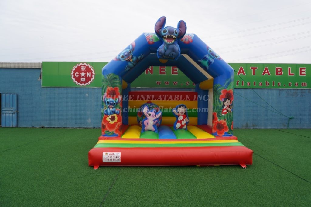 T2-3339K Lilo & Stitch-themed Inflatable Bouncer