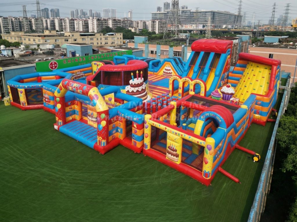 GF3-114 Birthdays Theme Inflatable Park