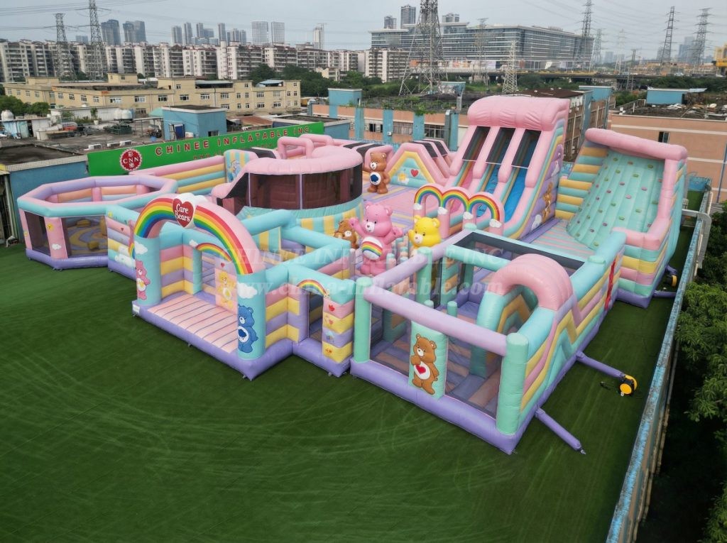 GF3-122 Care Bears Theme Inflatable Park