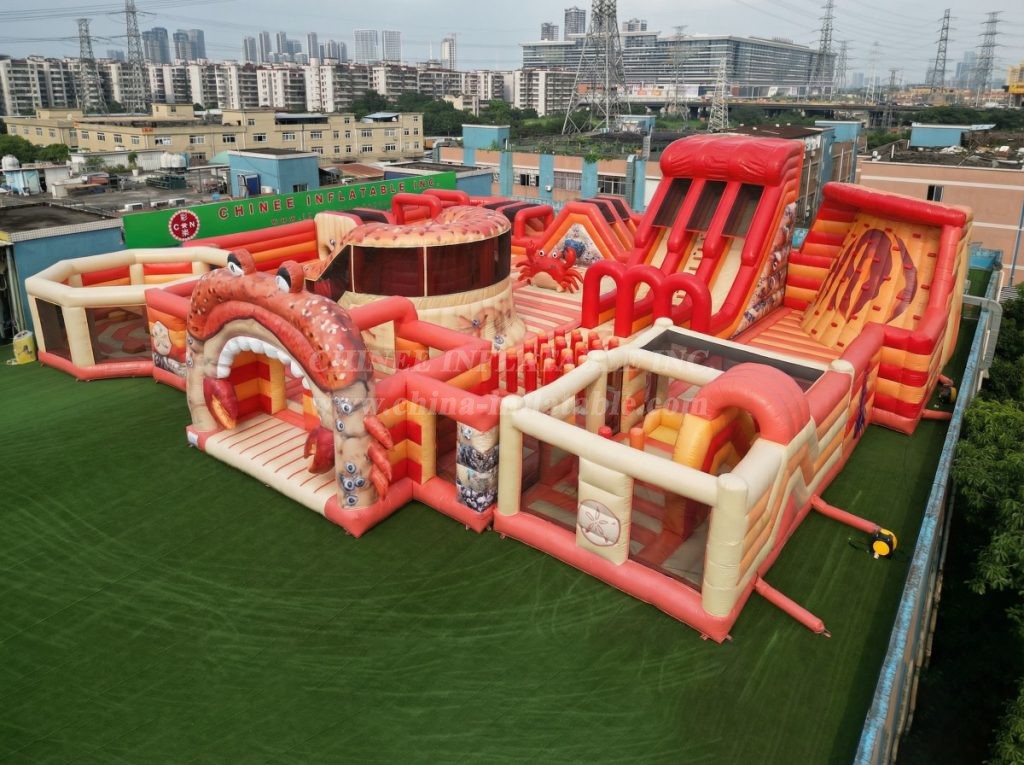 GF3-130 Crab Theme Inflatable Park