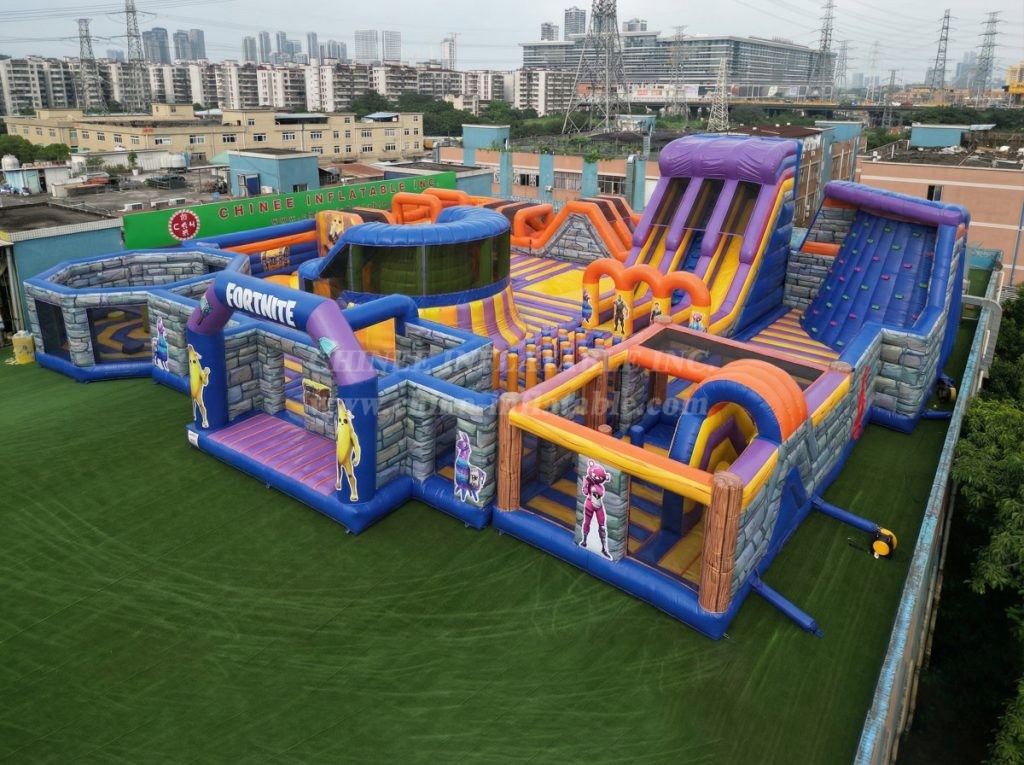 GF3-153 Fortnite Theme Inflatable Park