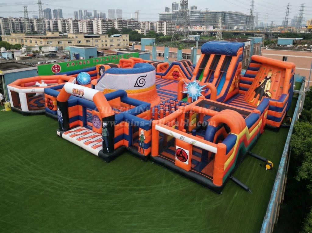 GF3-195 Naruto Theme Inflatable Park