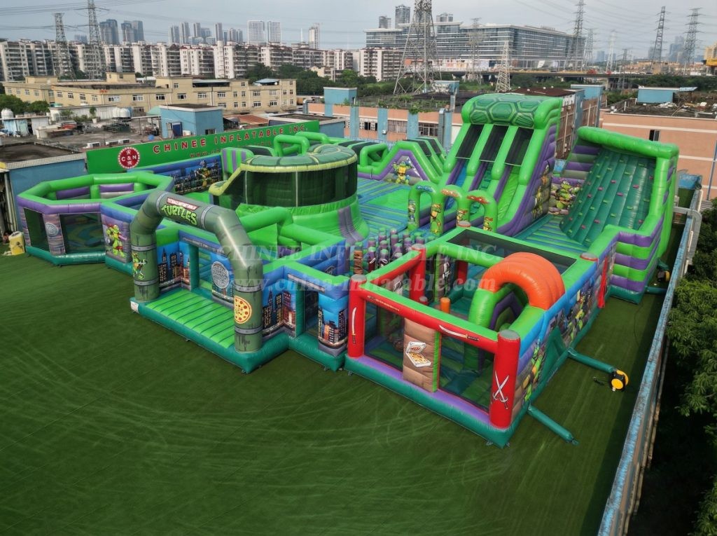 GF3-197 Ninja Turtles Theme Inflatable Park