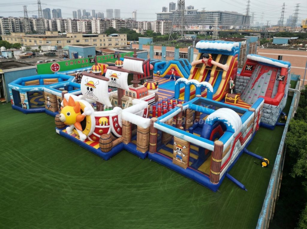GF3-200 One Piece Theme Inflatable Park