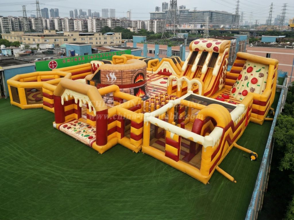 GF3-211 Pizza Theme Inflatable Park