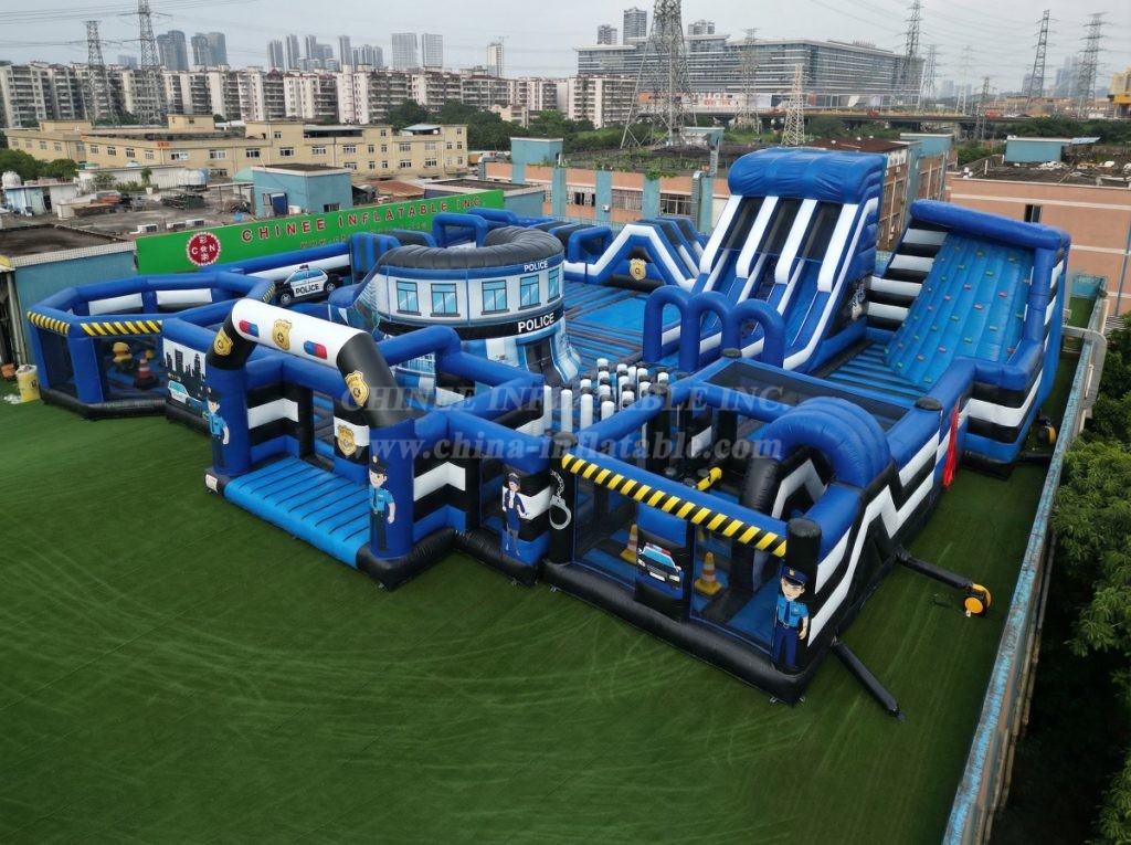 GF3-214 Police Station Theme Inflatable Park