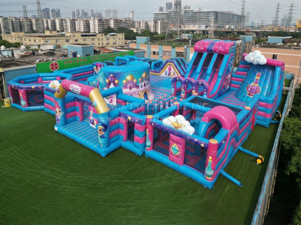 GF3-230 Shimmer & Shine Theme Inflatable Park
