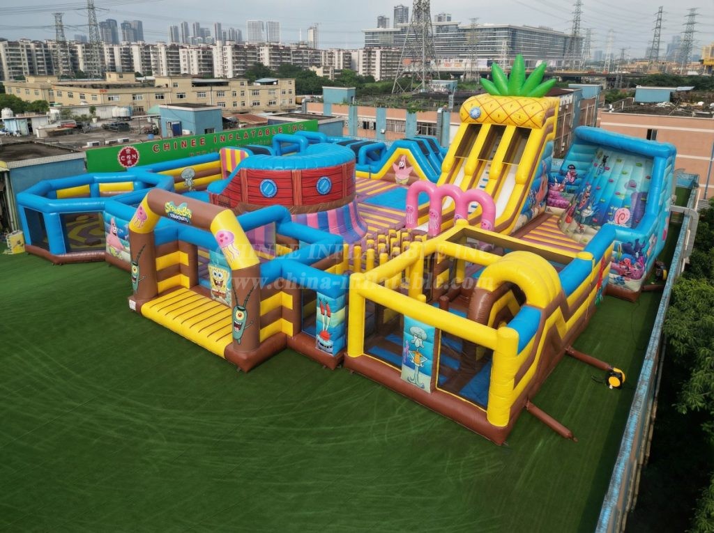 GF3-238 SpongeBob Theme Inflatable Park