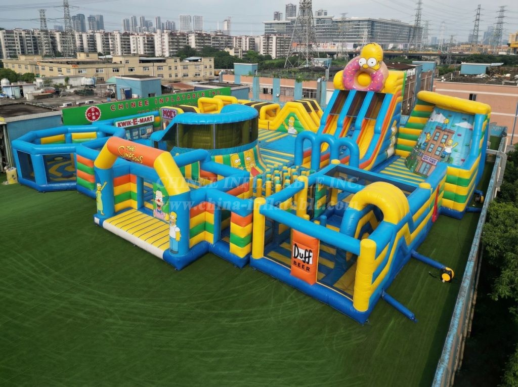 GF3-252 The Simpsons Theme Inflatable Park