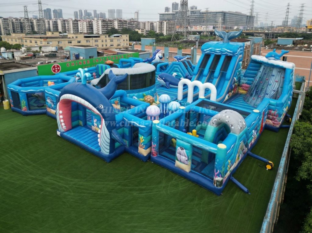 GF3-268 Whale Theme Inflatable Park