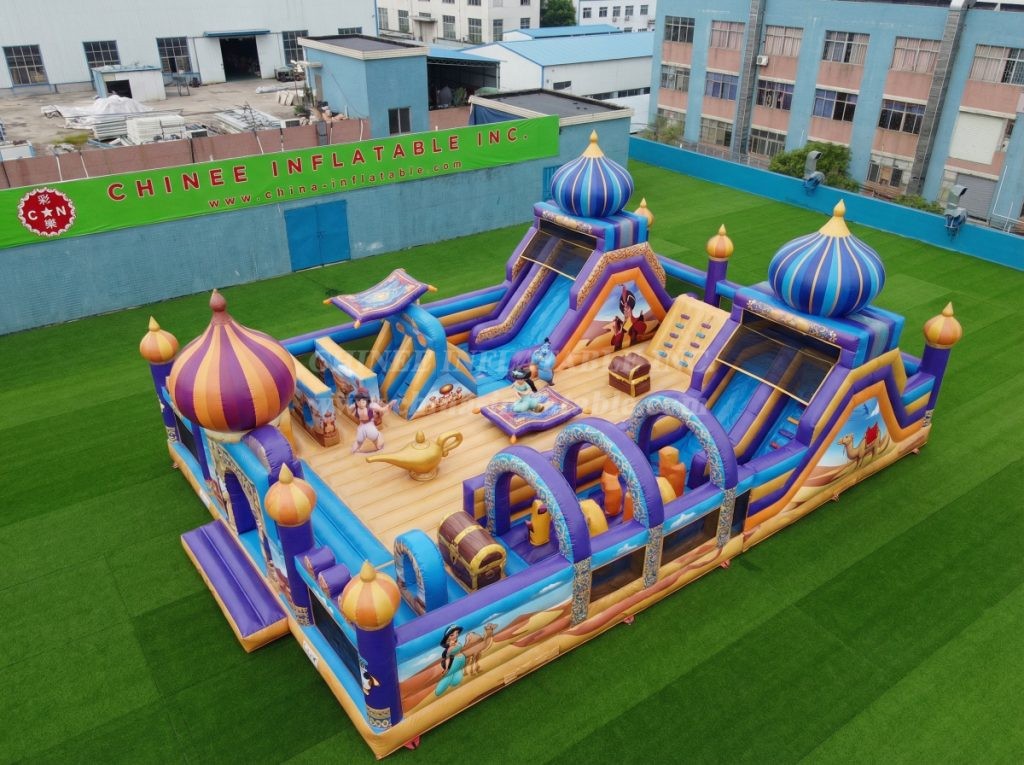 GF3-278 Aladdin Theme Inflatable Park