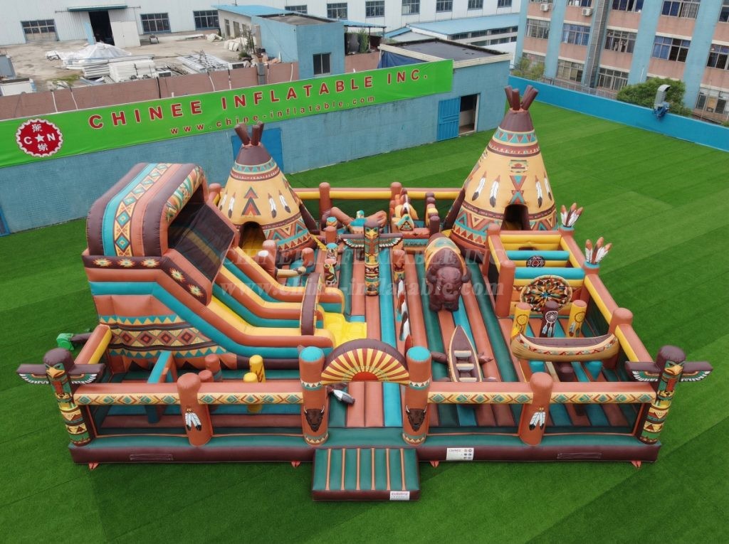 GF3-280 American Indian Theme Inflatable Park