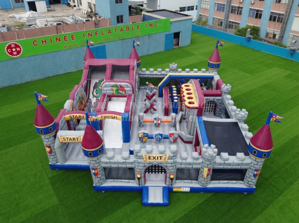GF3-297 Castle Kingdom Theme Inflatable Park