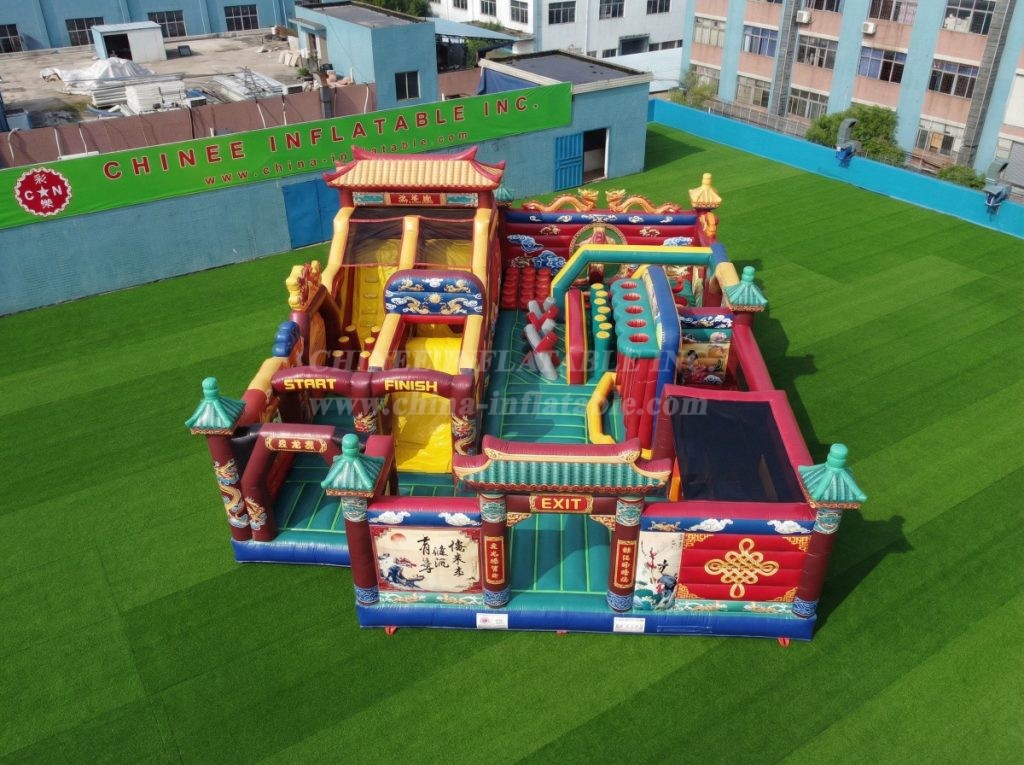 GF3-299 Chinese Style Theme Inflatable Park