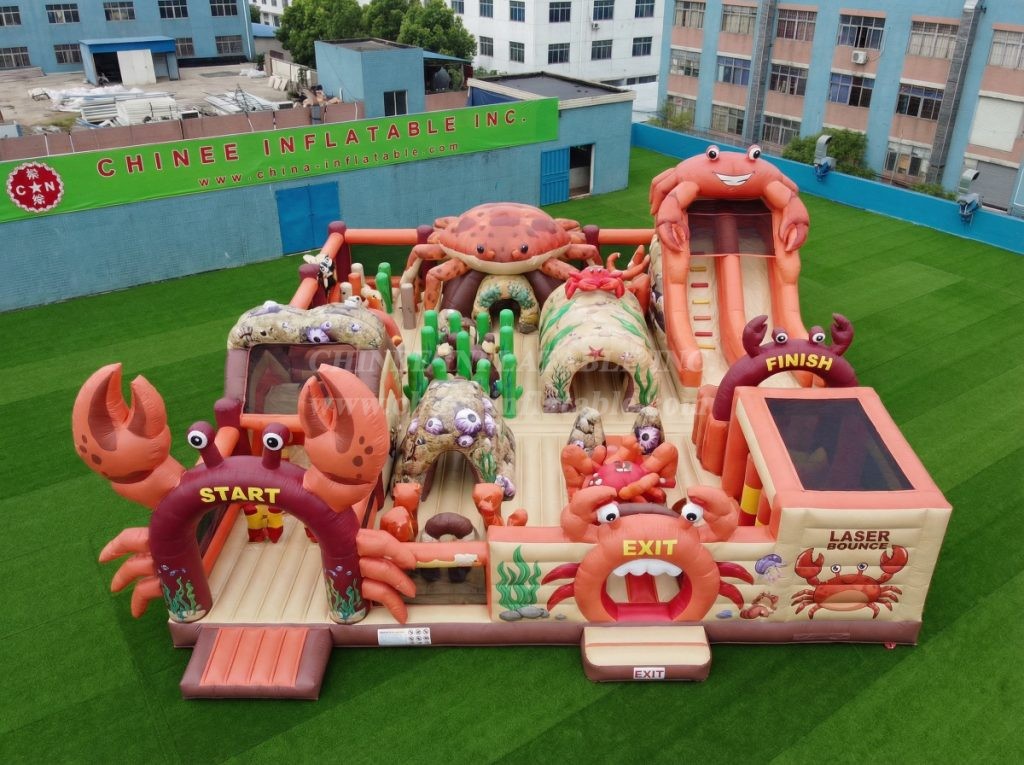 GF3-305 Crab Theme Inflatable Park