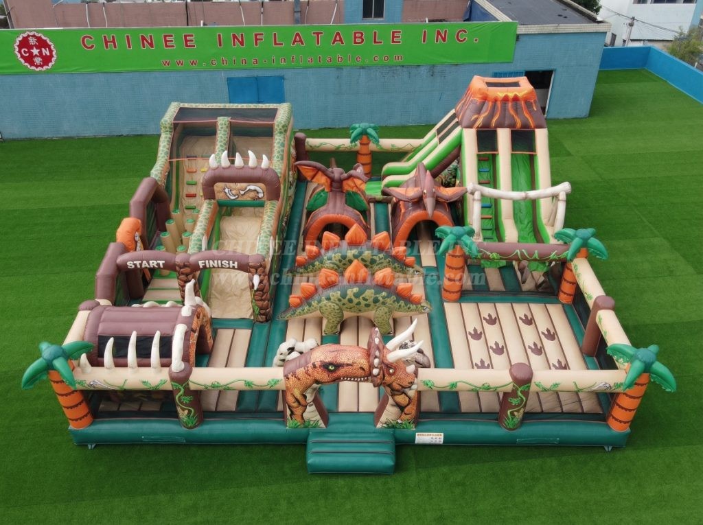 GF3-309 Dinosaur Theme Inflatable Park