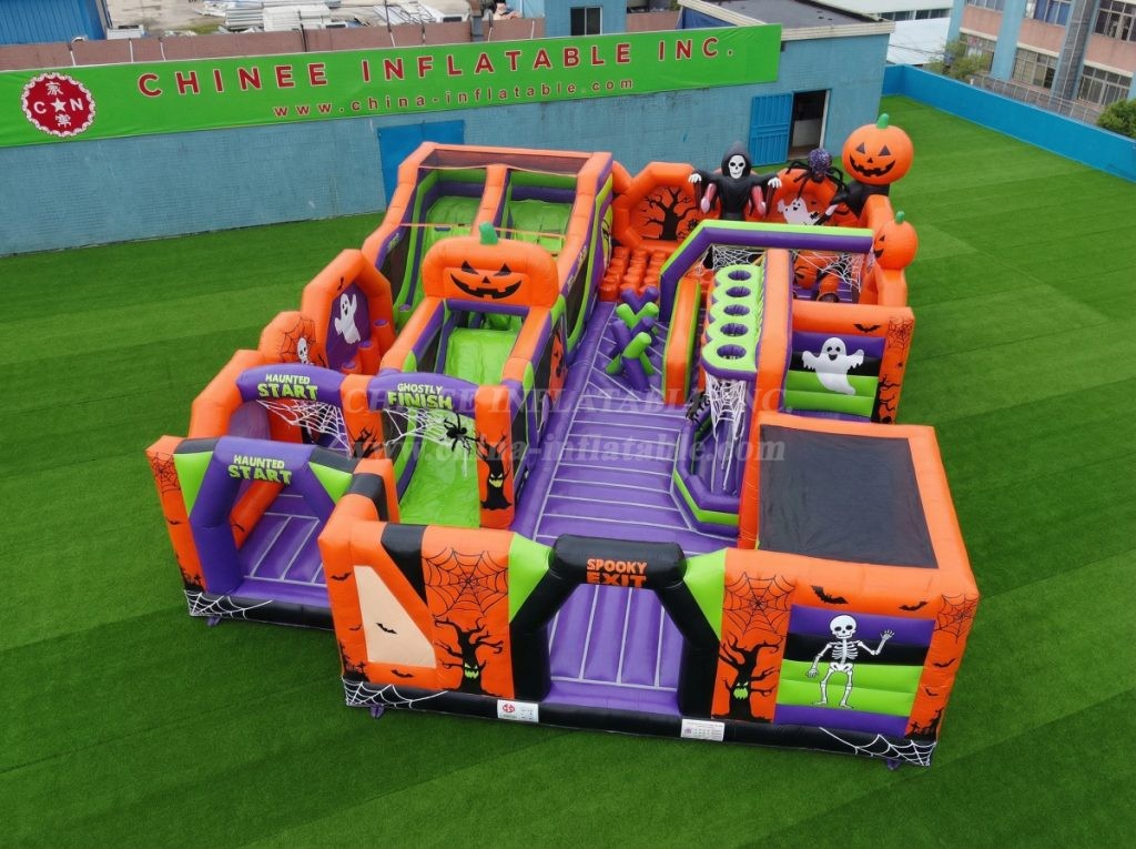 GF3-334 Halloween Theme Inflatable Park