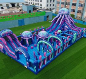 GF3-341 Jellyfish Theme Inflatable Park