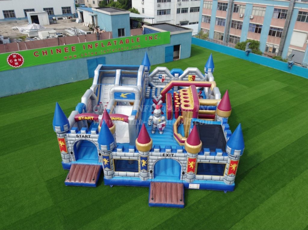 GF3-344 Knight Theme Inflatable Park
