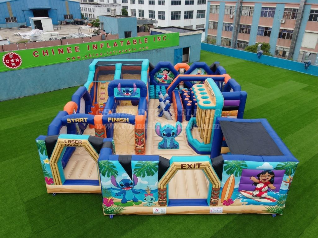 GF3-346 Lilo & Stitch Theme Inflatable Park