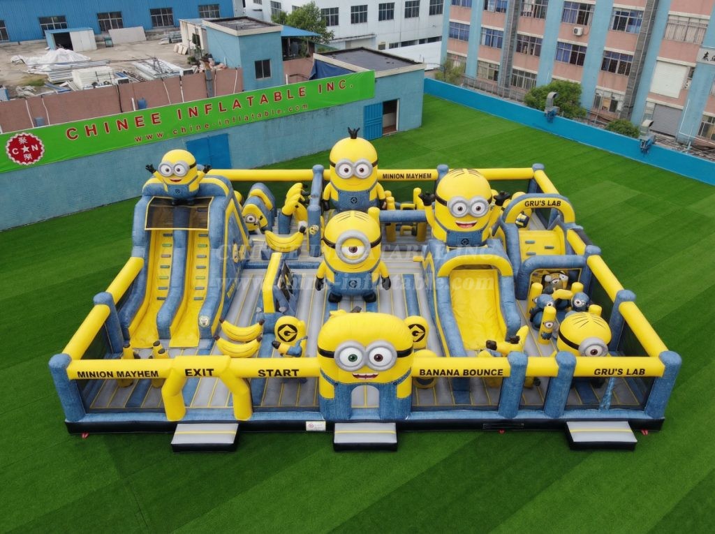 GF3-358 Minions Theme Inflatable Park