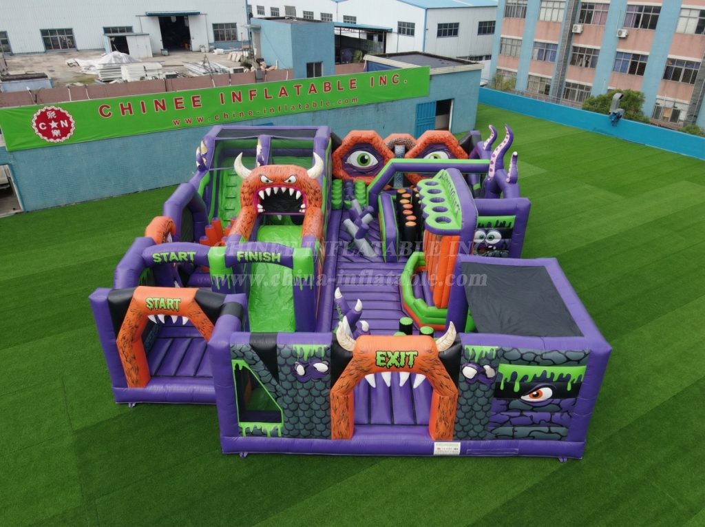 GF3-363 Monster Theme Inflatable Park