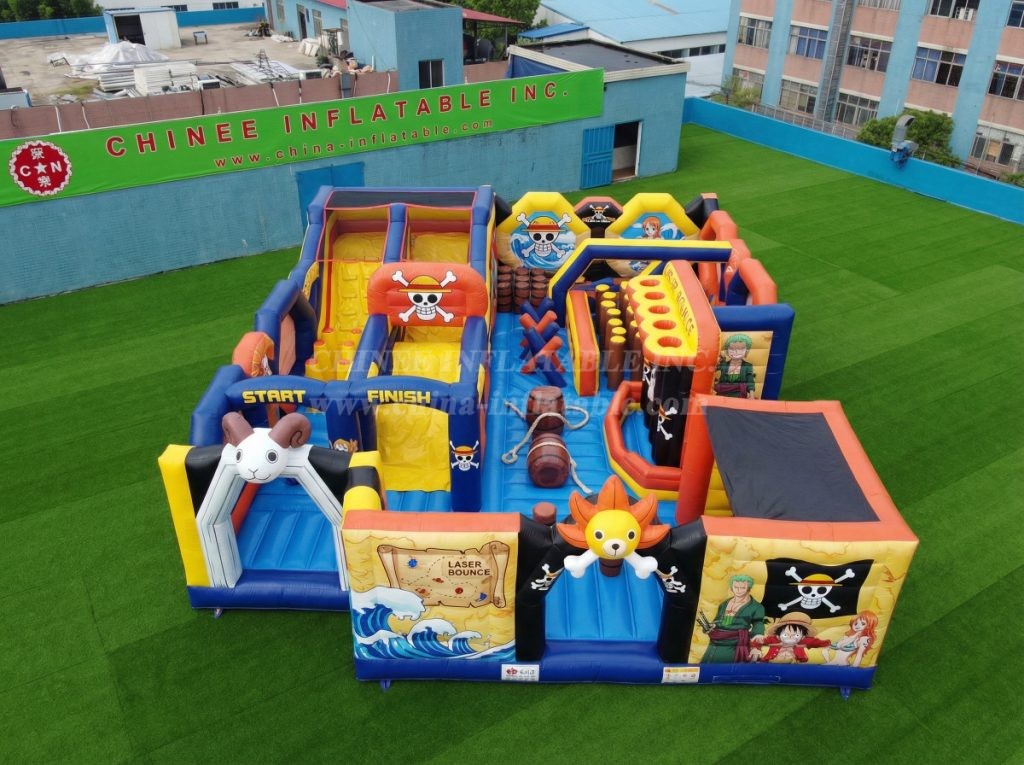 GF3-370 One Piece Theme Inflatable Park