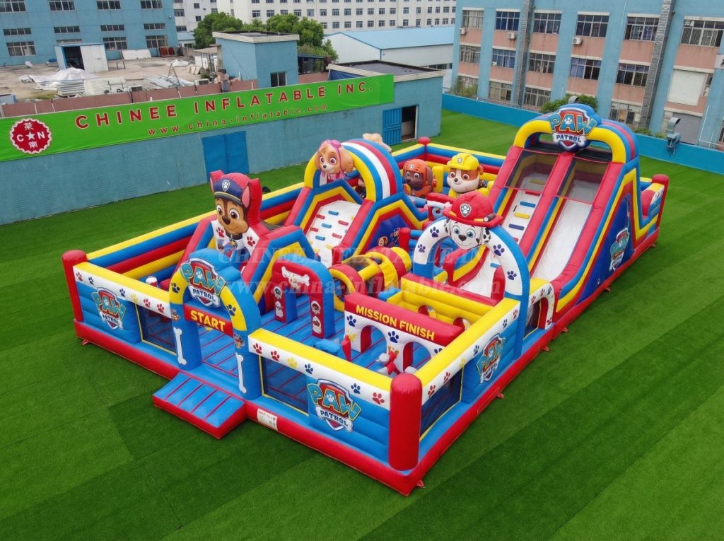 GF3-374 Paw Patrol Theme Inflatable Park