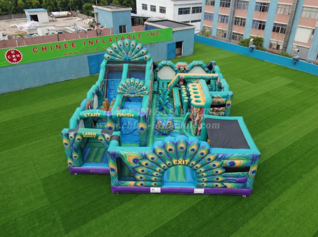 GF3-375 Peacock Theme Inflatable Park