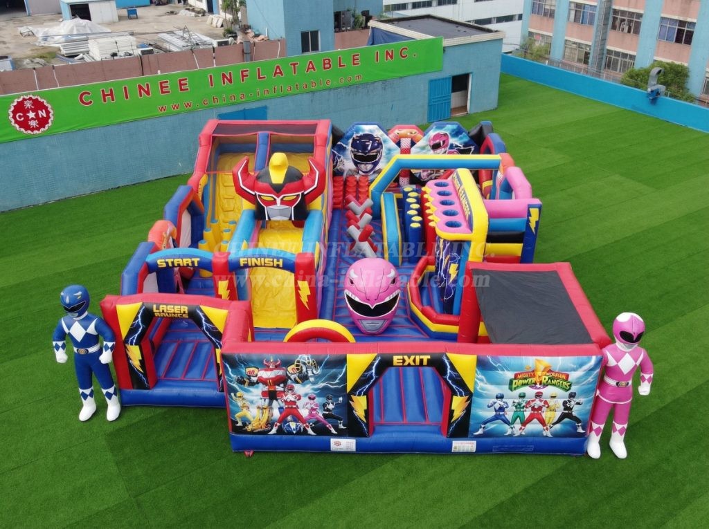 GF3-388 Power Rangers Theme Inflatable Park