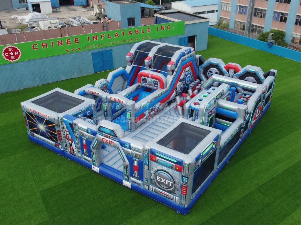 GF3-392 Robot Theme Inflatable Park