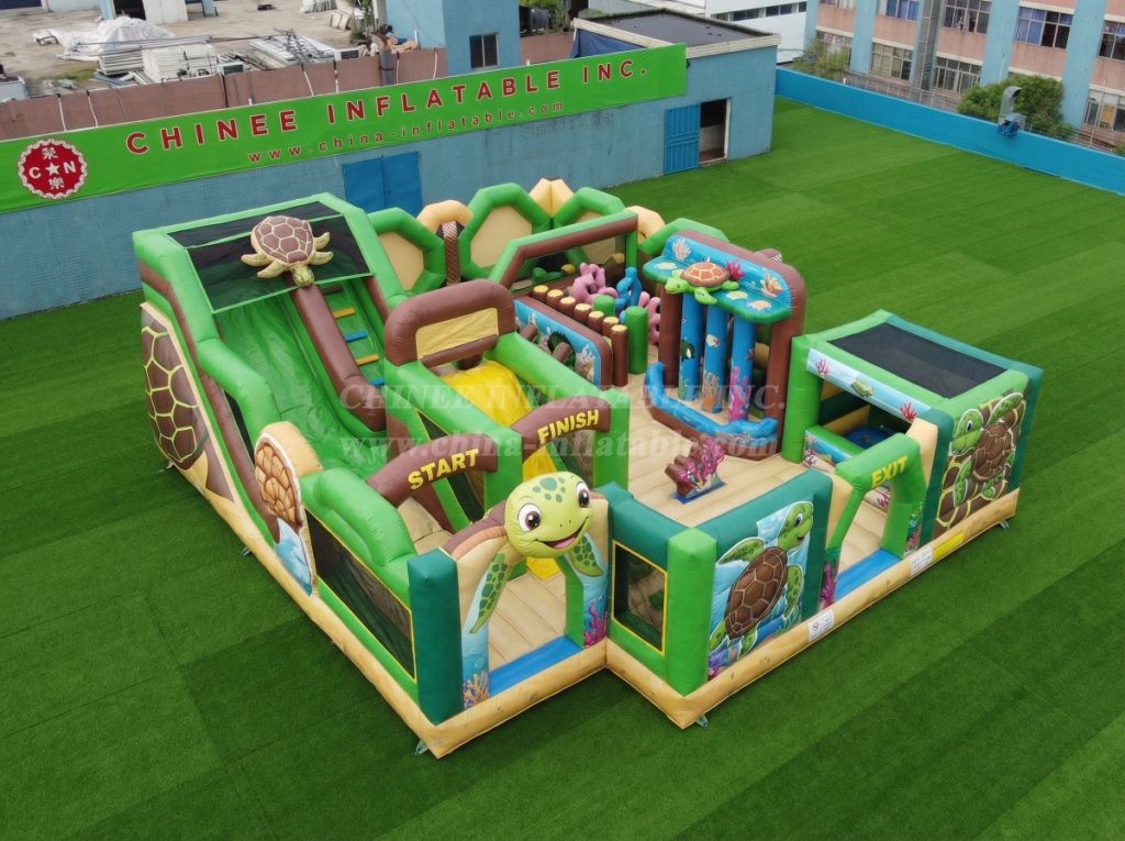 GF3-436 Turtle Theme Inflatable Park