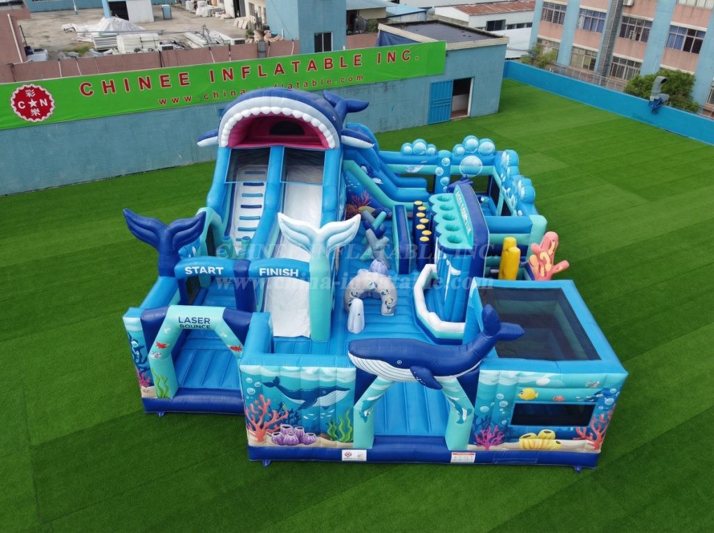GF3-439 Whale Theme Inflatable Park