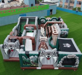 GF3-443 Wolf Theme Inflatable Park