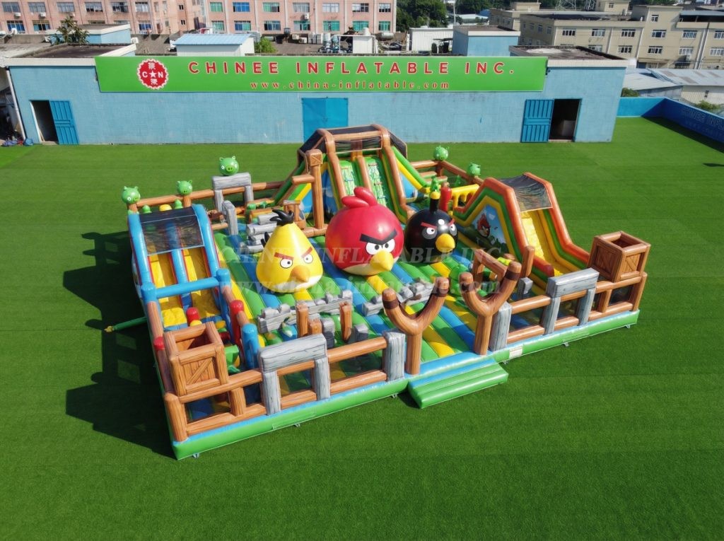 GF3-449 Angry Birds Theme Inflatable Park