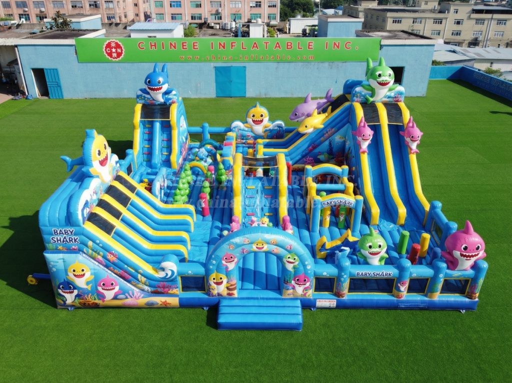 GF3-450 Baby Shark Theme Inflatable Park